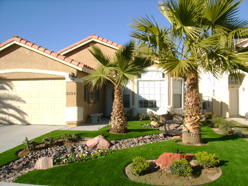 Landscaping contractor las vegas landscaping design with artificial ...