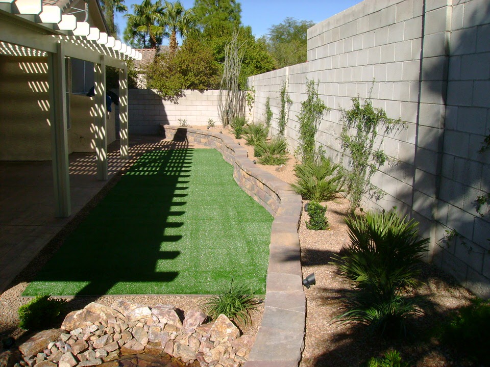 backyard with patio and grass