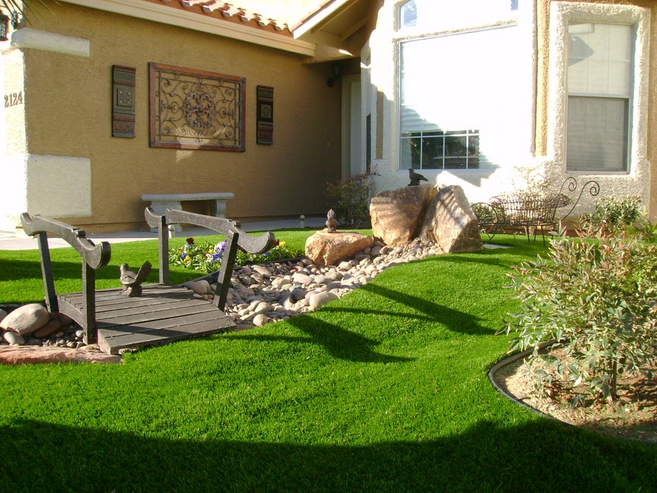 Landscape Design with artificial grass